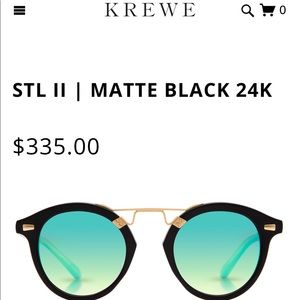 Krewe St. Louis ii - matte black mirror