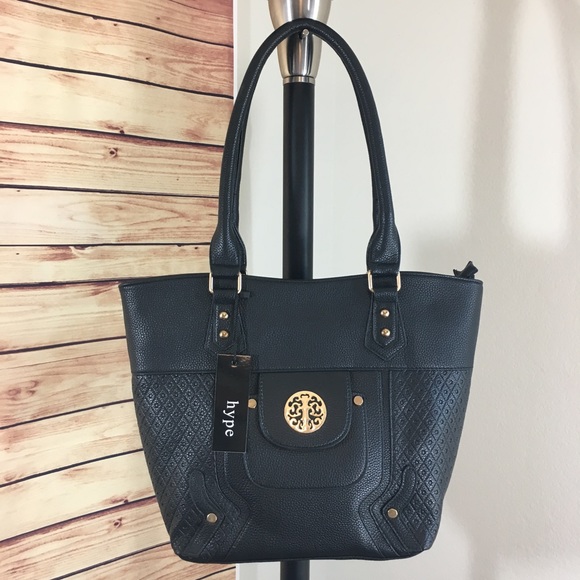 🎁NEW black medallion handbag / purse - Picture 5 of 8