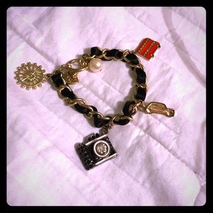Betsey Johnson Travel Charm Bracelet