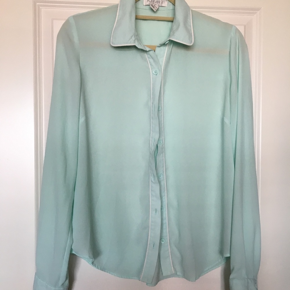 Forever 21 button up blouse