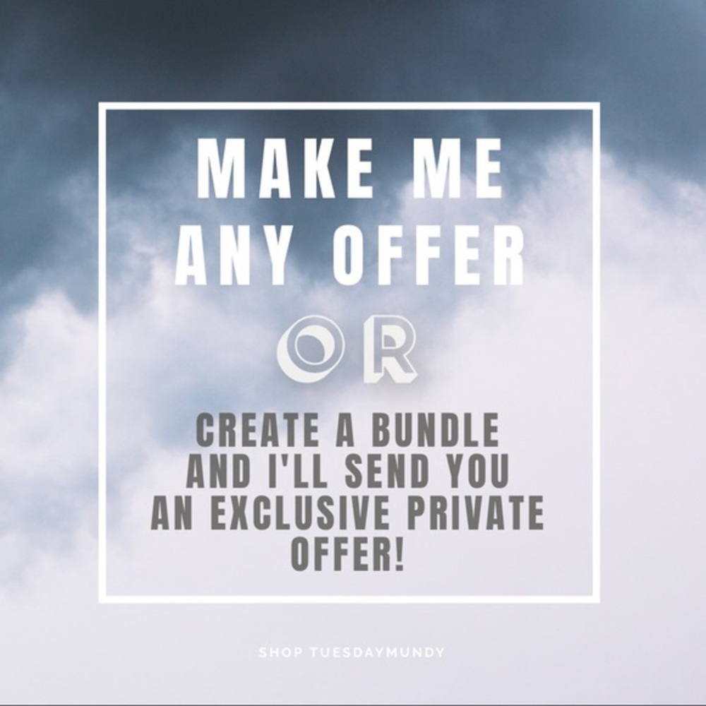 I love offers!!! 💓💓