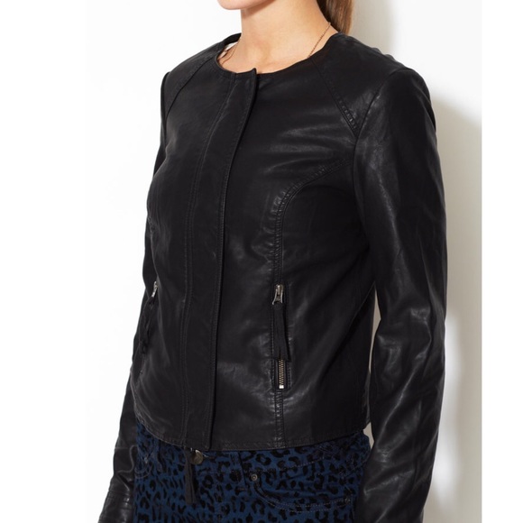 Free People Vegan Leather Jacket - Picture 2 of 4