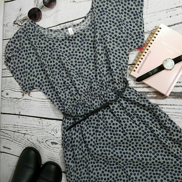 Xhilaration Dresses & Skirts - Belted polka dot dress Xhilaration Dresses & Skirts - Belted polka dot dress