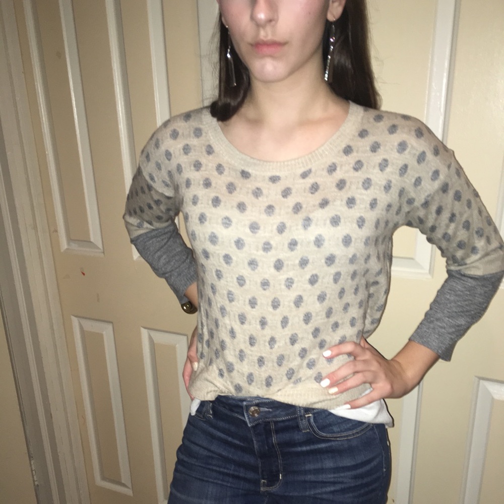 Kensie Classy polka dot sweater