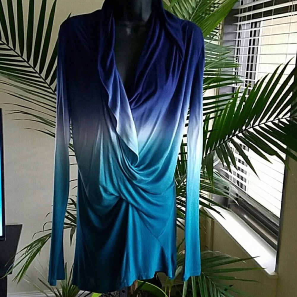 Beautiful, Asymmetrical Ombré top