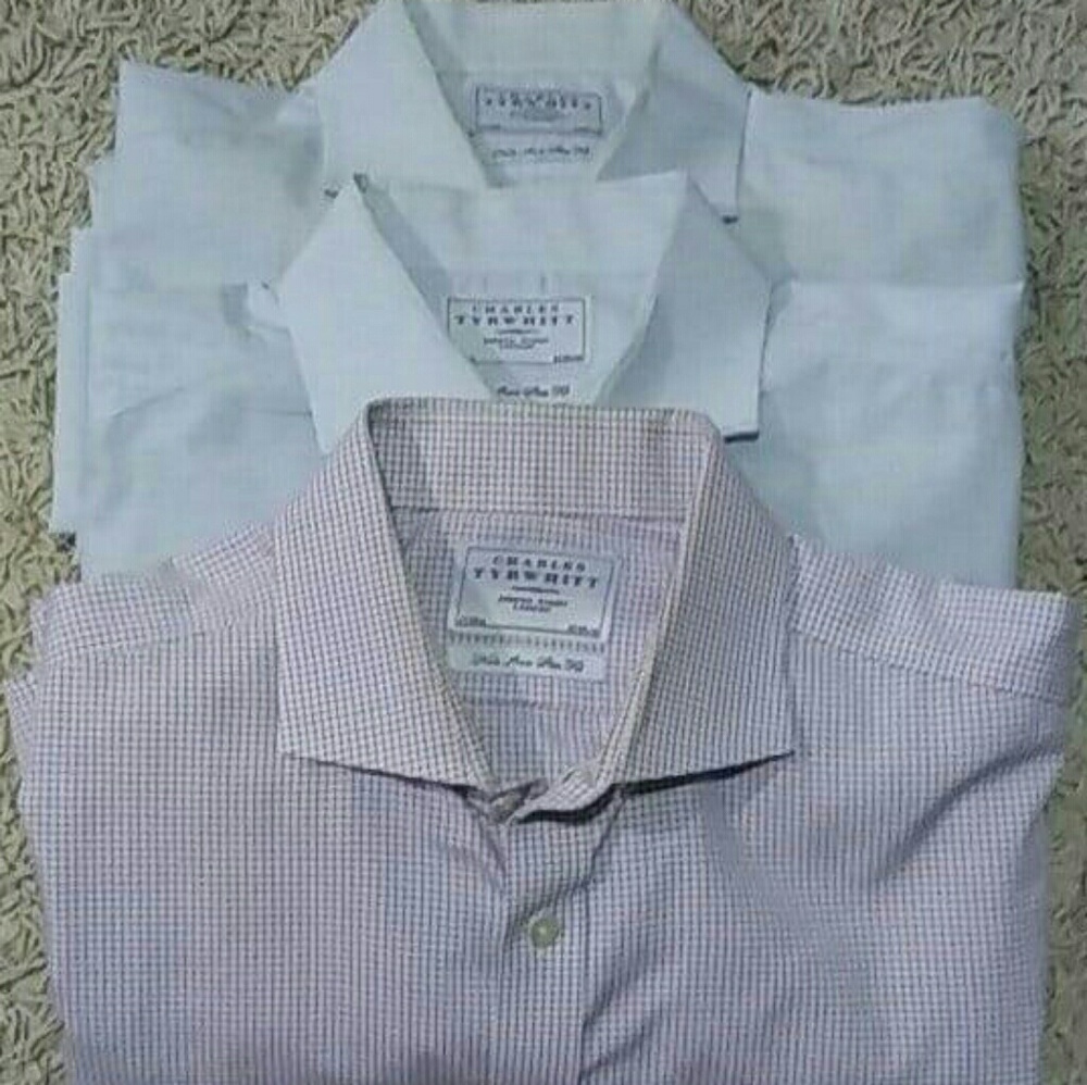 Three Charles Tyrwhitt  Barrel Cuff Shirts