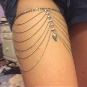 Boho leg garter