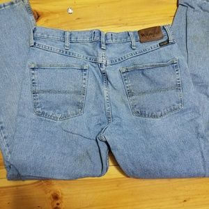 Distressed Light Blue Jeans