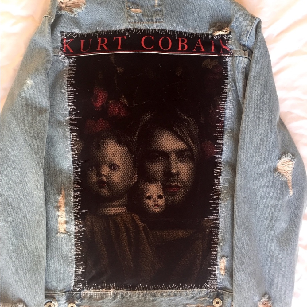 Kurt Cobain Dolls Denim Jacket