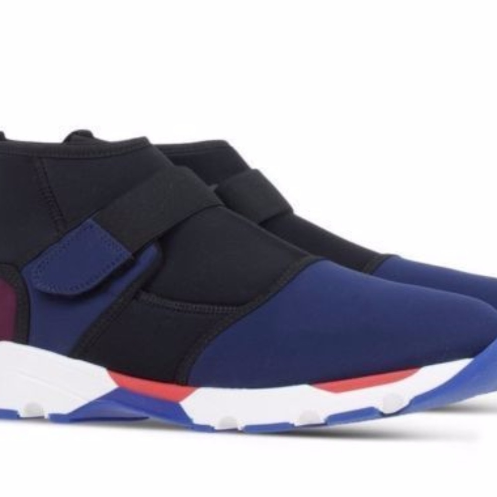 Marni Hi Top Neoprene Sneakers Sz 45 (US sz 12)