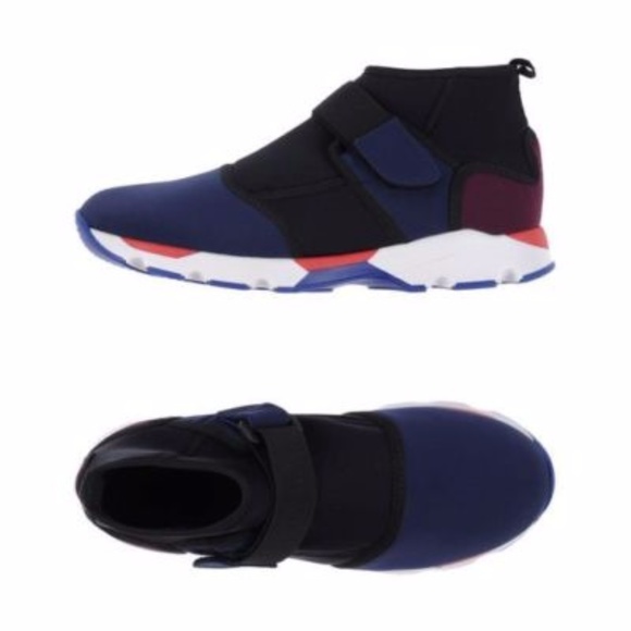 Marni Hi Top Neoprene Sneakers Sz 45 (US sz 12) - Picture 2 of 2