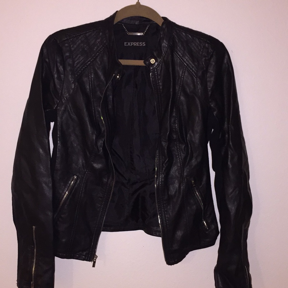 Express leather jacket