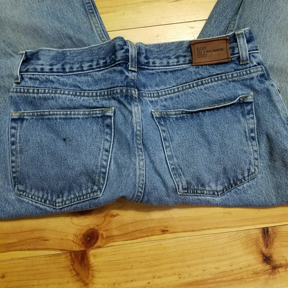 Distressed Blue Jeans - Picture 2 of 3
