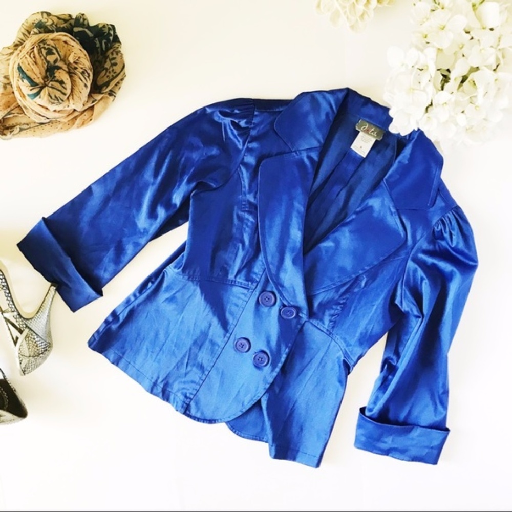 Dots Satin Blazer