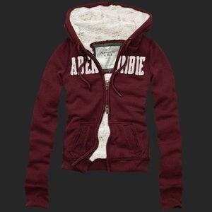 Abercrombie & Fitch Fur Hoodie