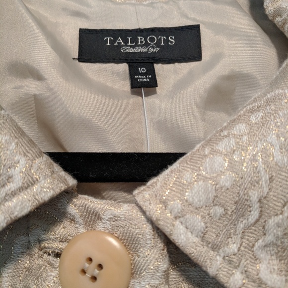 NWT Talbots dressy jacket / blazer size 10 - Picture 2 of 8