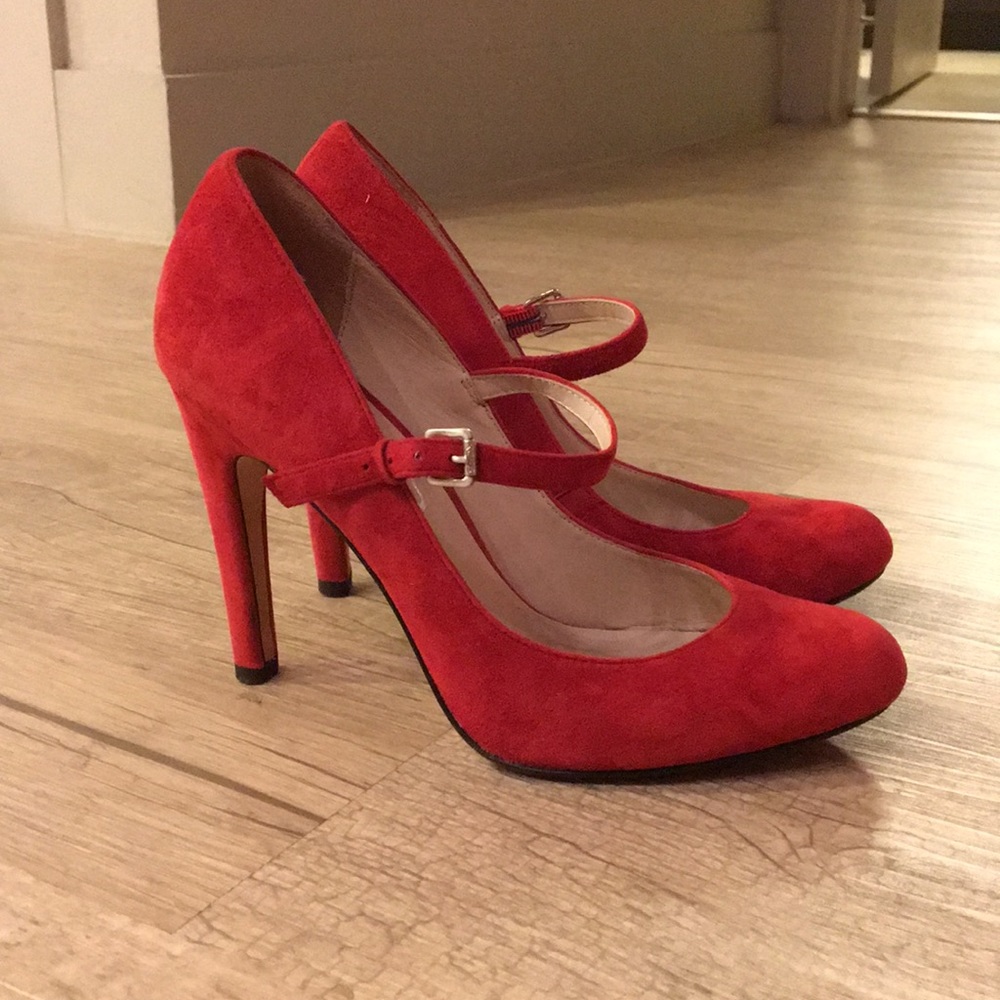 Michael Kors - Mary Jane Heel/Pump - Red Suede