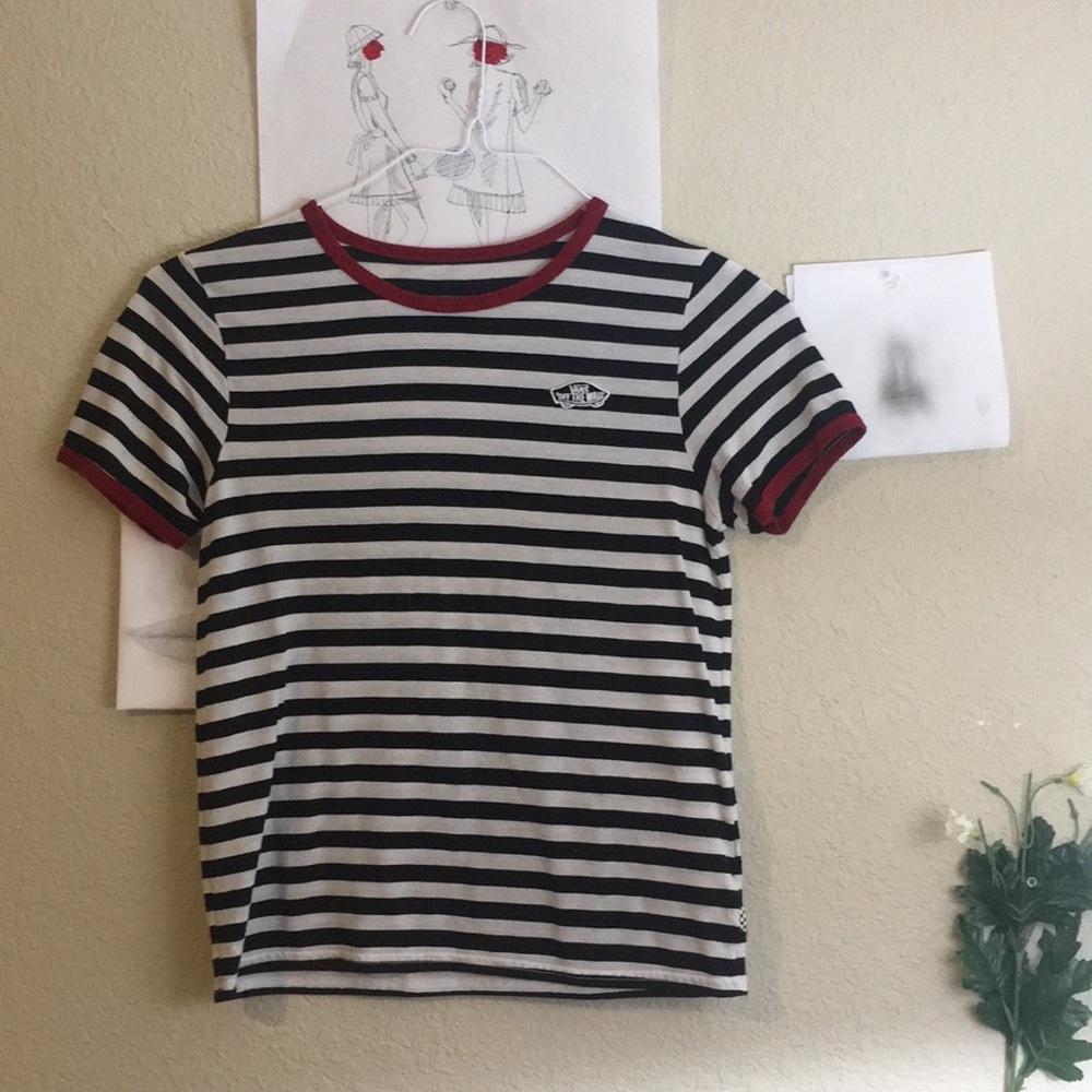 Stripped Vans T-shirt