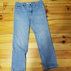 Distressed Light Blue Jeans