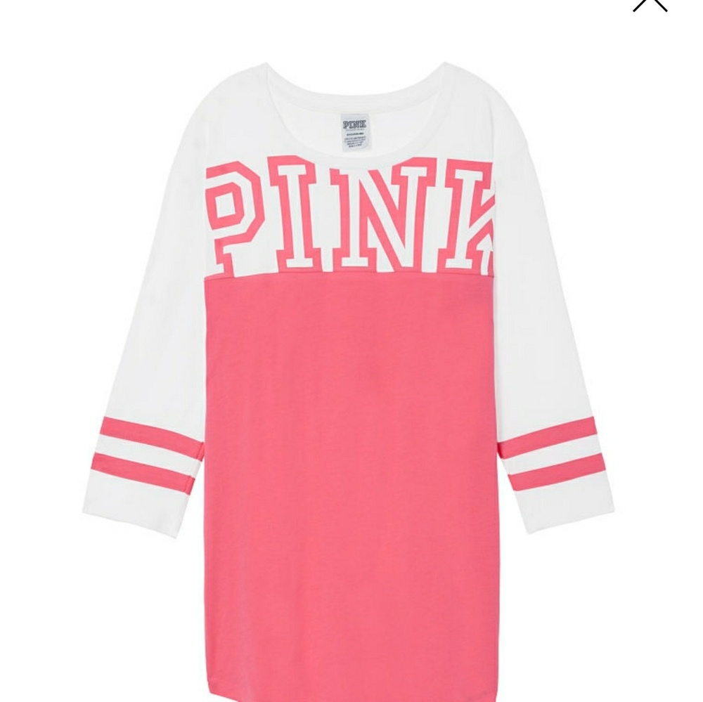 Pink Football Tee