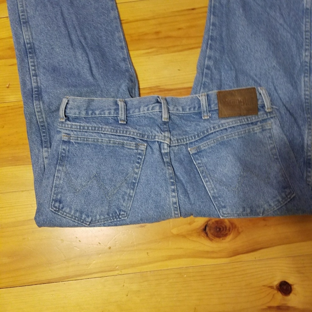 Blue Light Wash Wrangled Jeans