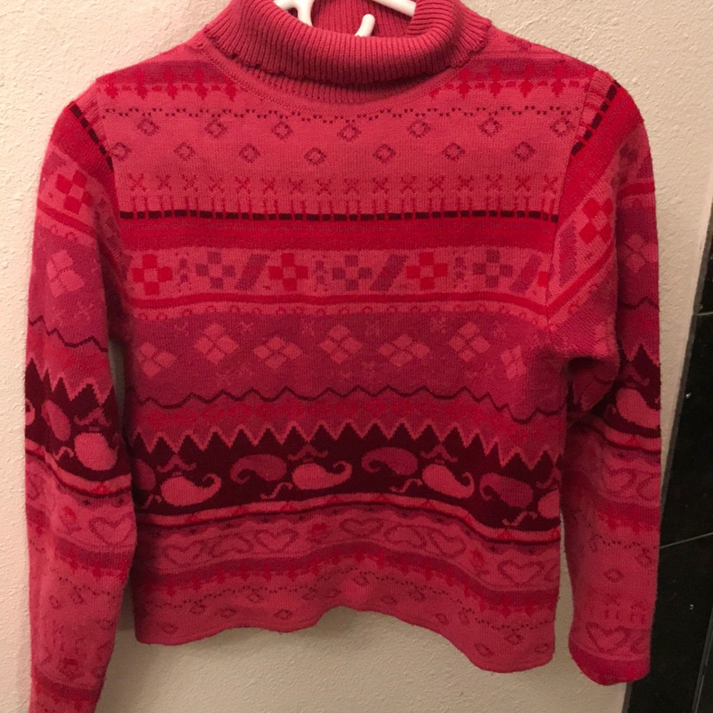 Oilily pink turtle neck sweater
