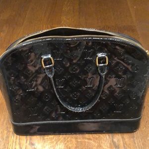 Louis Vuitton black patent bag