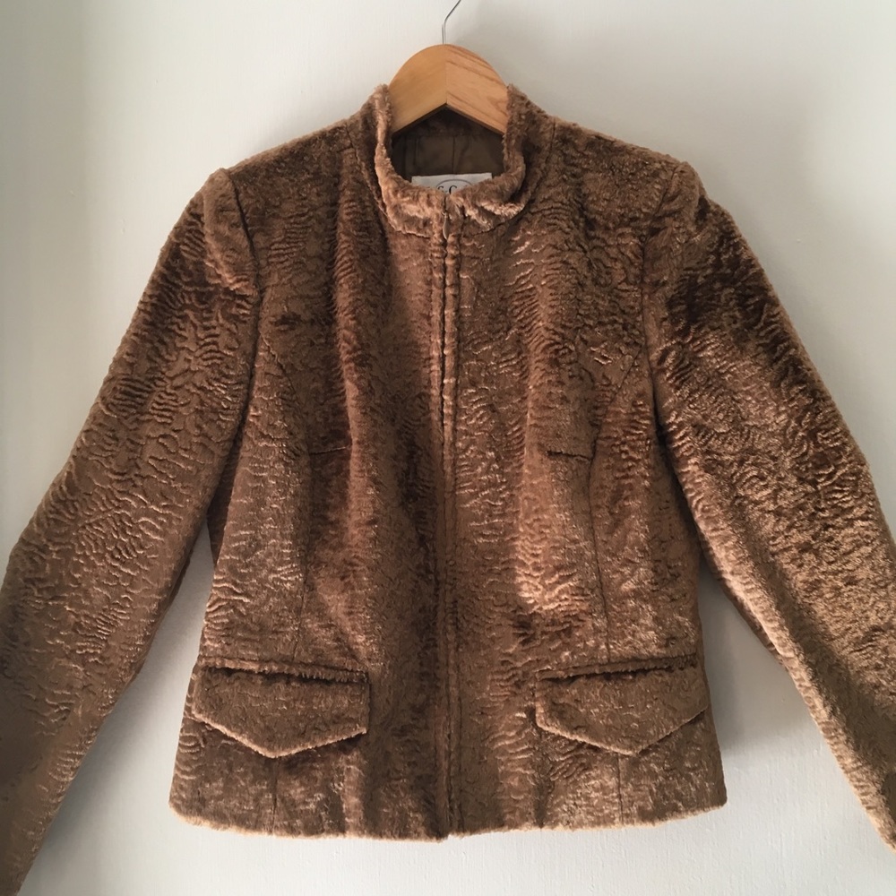 Oscar by Oscar de la Renta Light fur jacket
