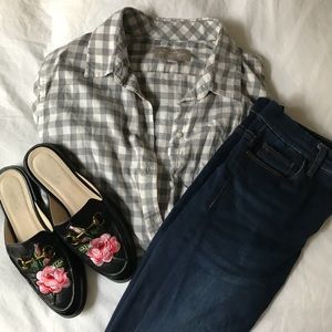 BRAND NEW BR Gingham “Soft Wash” Button Down