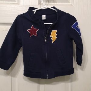EUC Jacket Navy Patches sz 18 month
