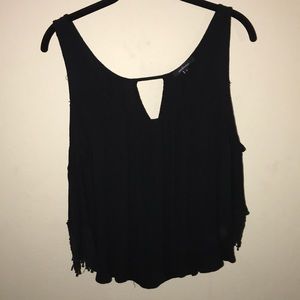 black boho top