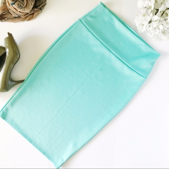 Cemi Ceri Mint high waisted pencil skirt - Picture 2 of 3
