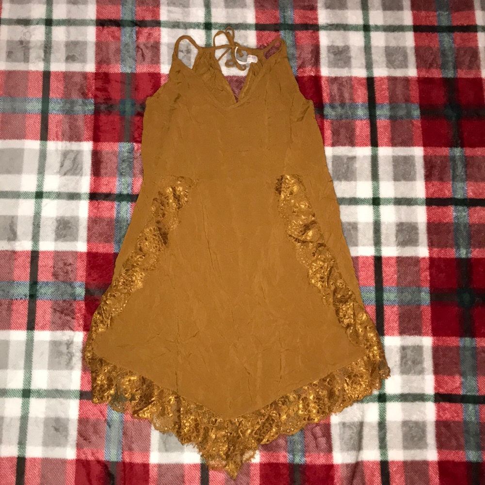 Intimately Free Rusty Gold Sack Dress