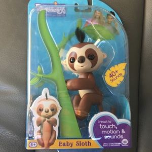 Brand new Fingerling, Kingsley the sloth .