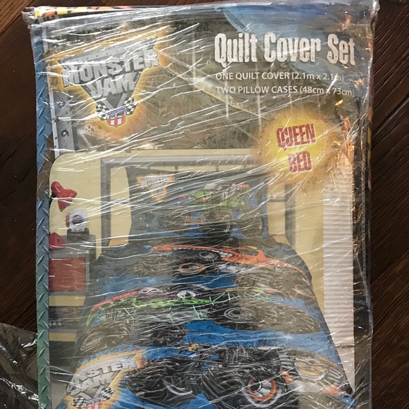 Monster Jam Bedding Brand New Queen Size Monster Jam Bedding Poshmark