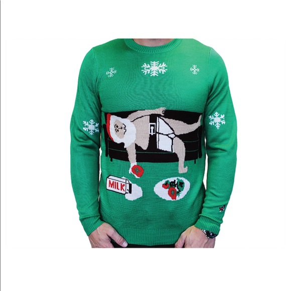 Passed Out/DrunkSanta Ugly Christmas Sweater. NWT! - Picture 3 of 4