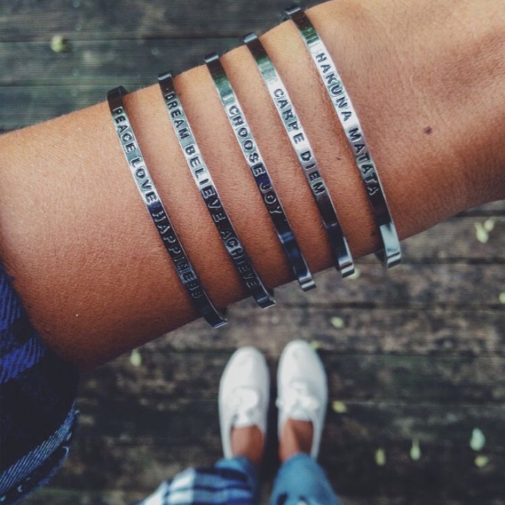 Mantra Inspo Bangle