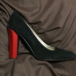 Black and Red Pumps Diane Von Furstenberg