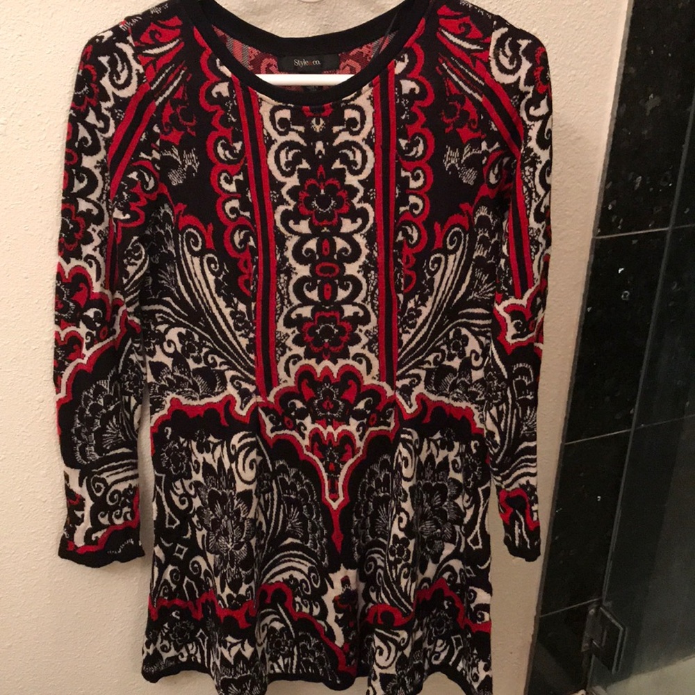 Macy's Style & co. Sweater tunic