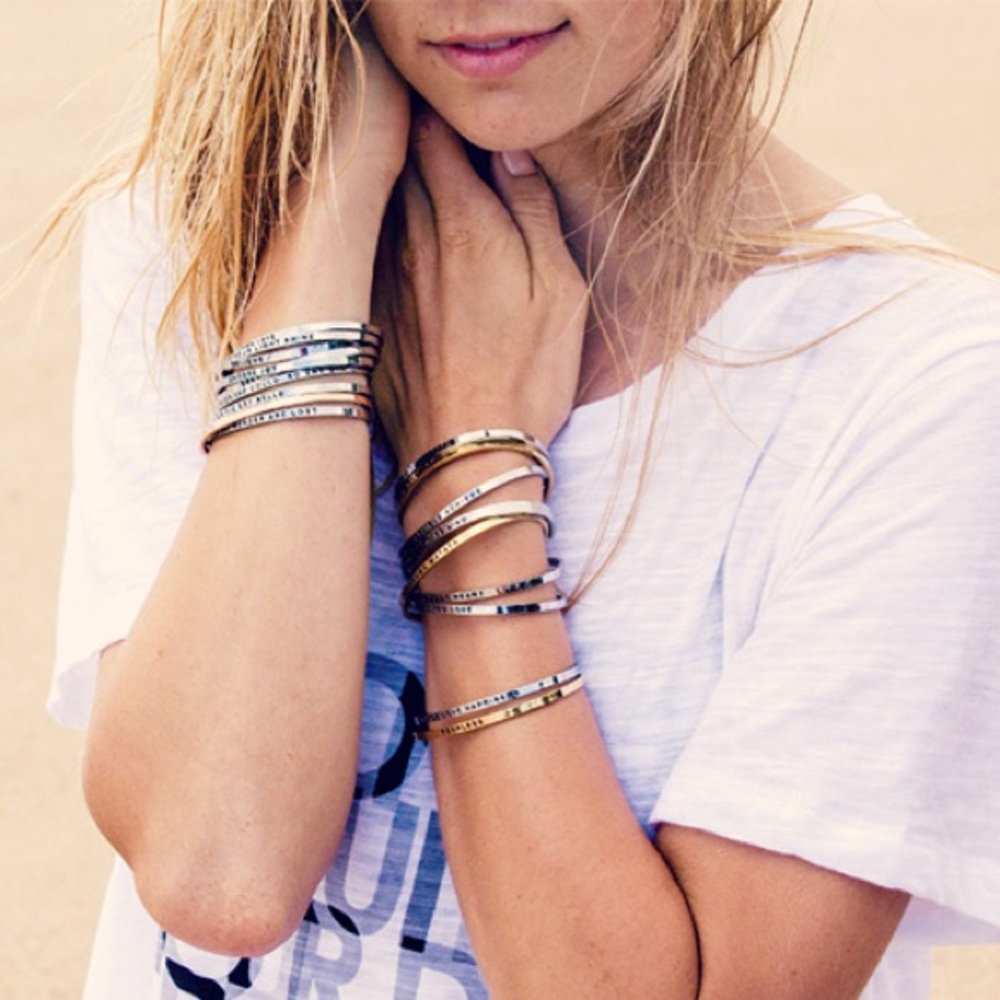 Mantra Inspirational Bangle