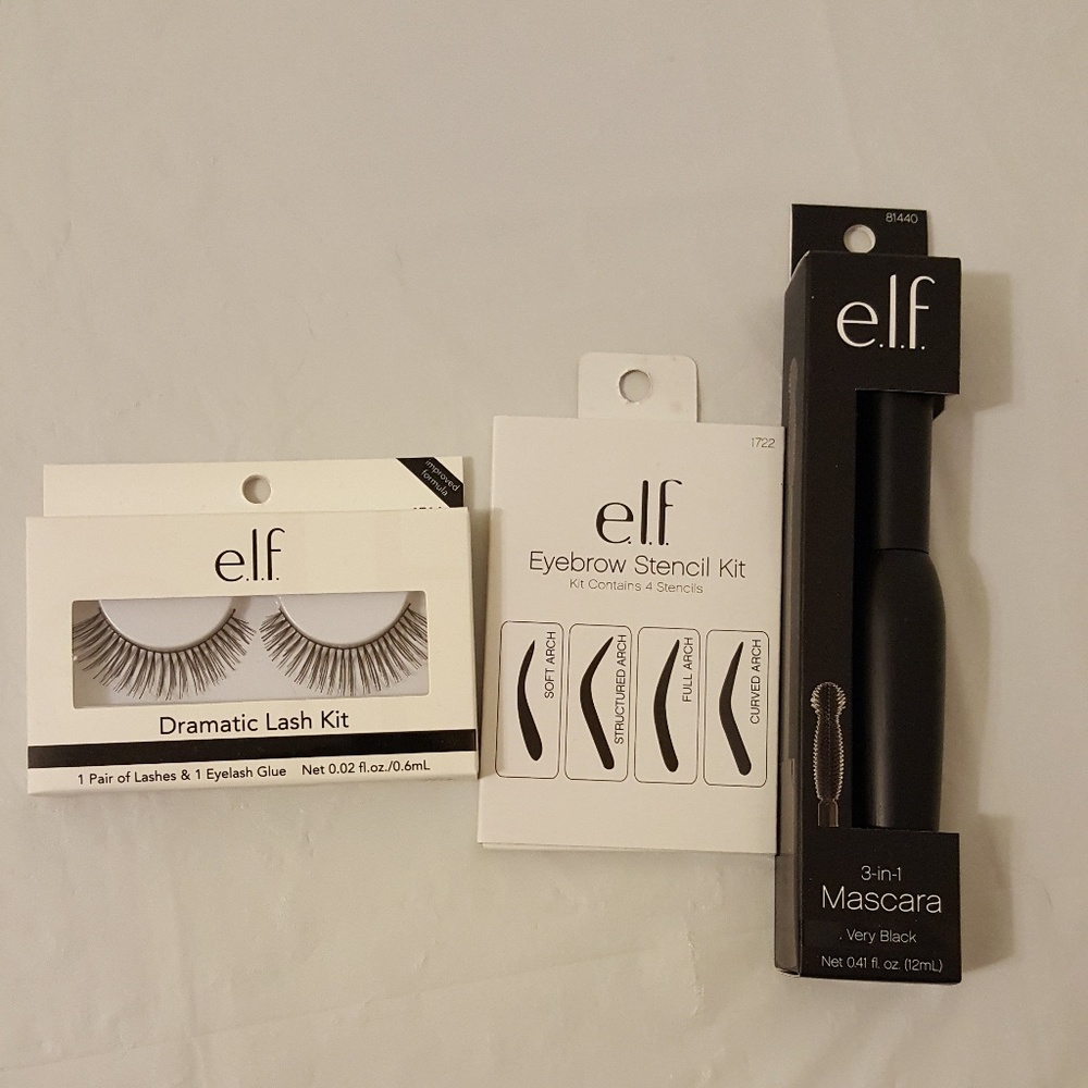 e.l.f Eye Bundle (Lashes/ Stencil/ Mascara) ELF