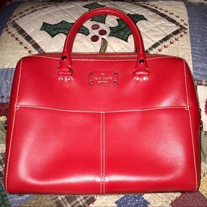 💥SALE💥Red Leather Kate Spade purse