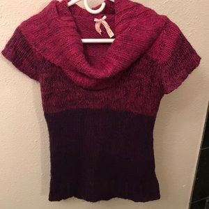 Forever 21 purple pink sweater