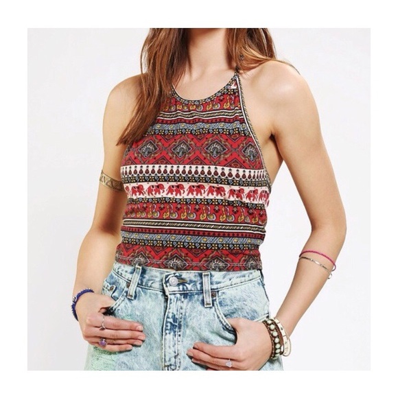 Urban Outfitters Tops - Urban Outfitters Title Unknown Elephant Halter Top