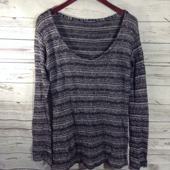 Brandy Melville Sweaters - Brandy Melville Sweater Wool Burnout Boat Neck