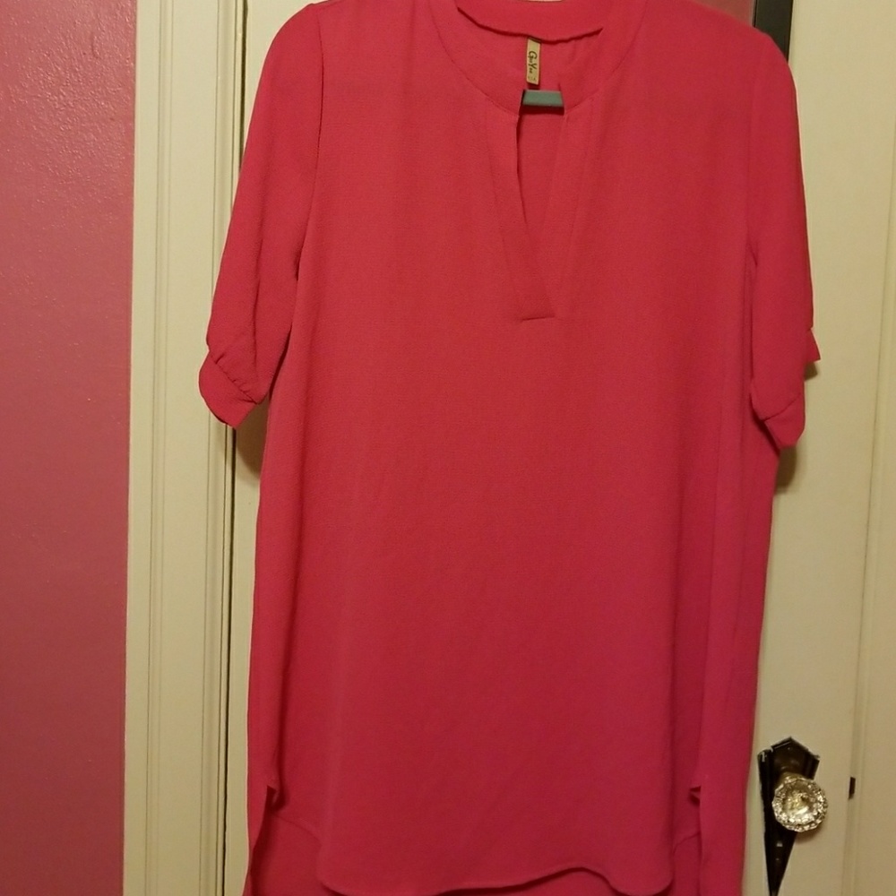 Pink tunic top never worn