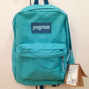 JanSport SuperBreak Dragonfly Blue Backpack