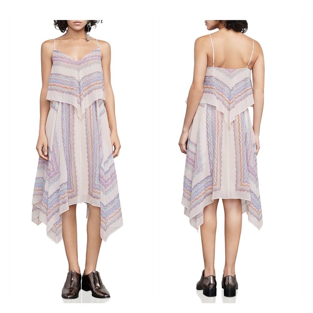 BCBGMAXAZRIA Silk Chiffon Dress