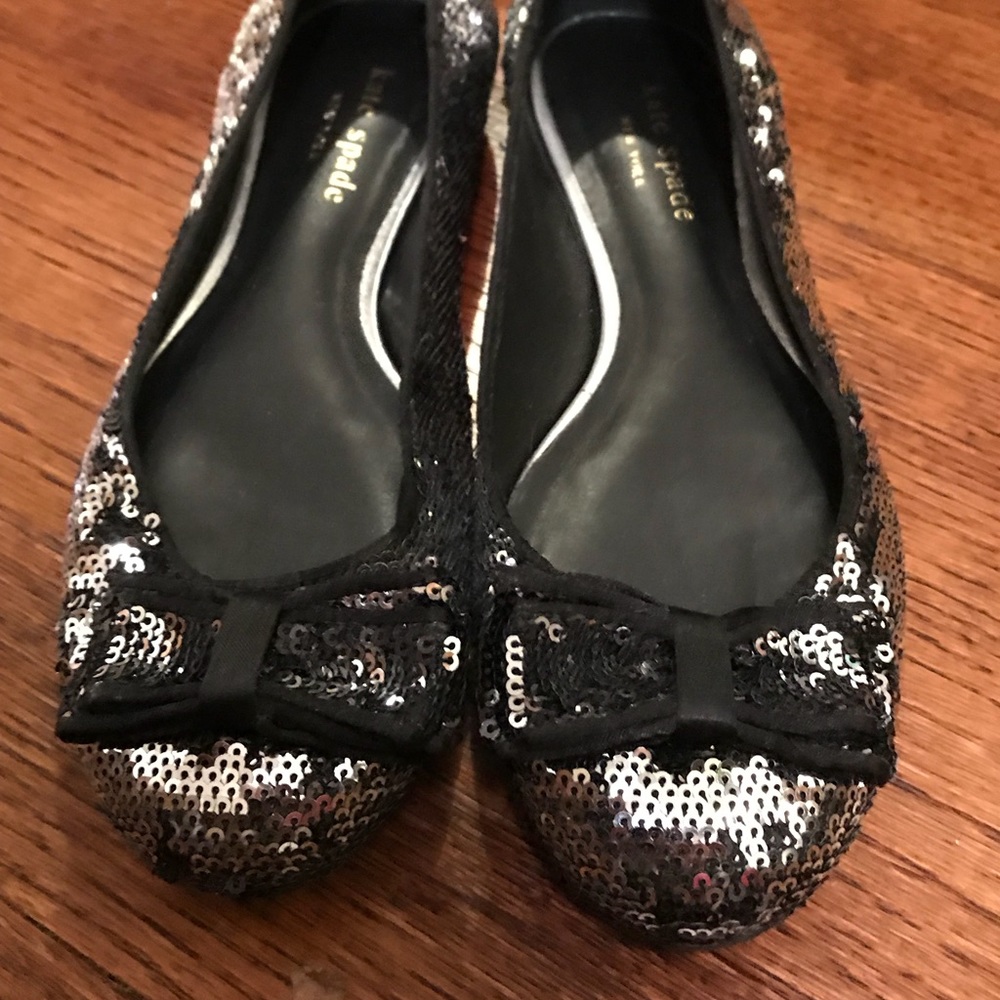 Kate Spade Sequence Slipper in Silver