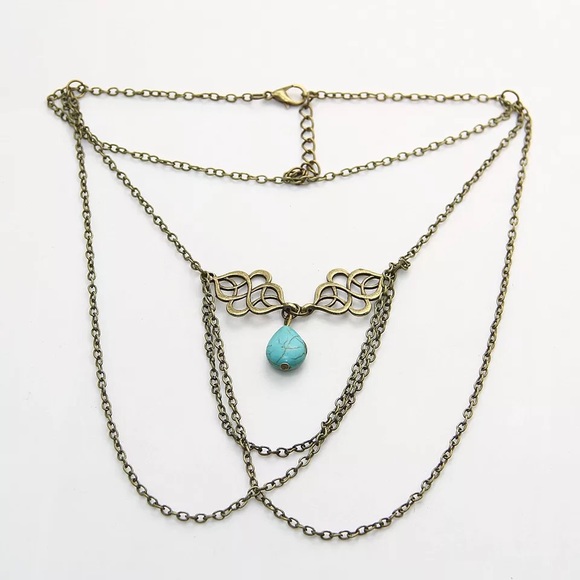 Back in stock Green stone arm bracelet - Picture 3 of 3